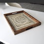 Aberto Design REF024 Bandeja de Madera Maciza 48 x 38 x 4 cm